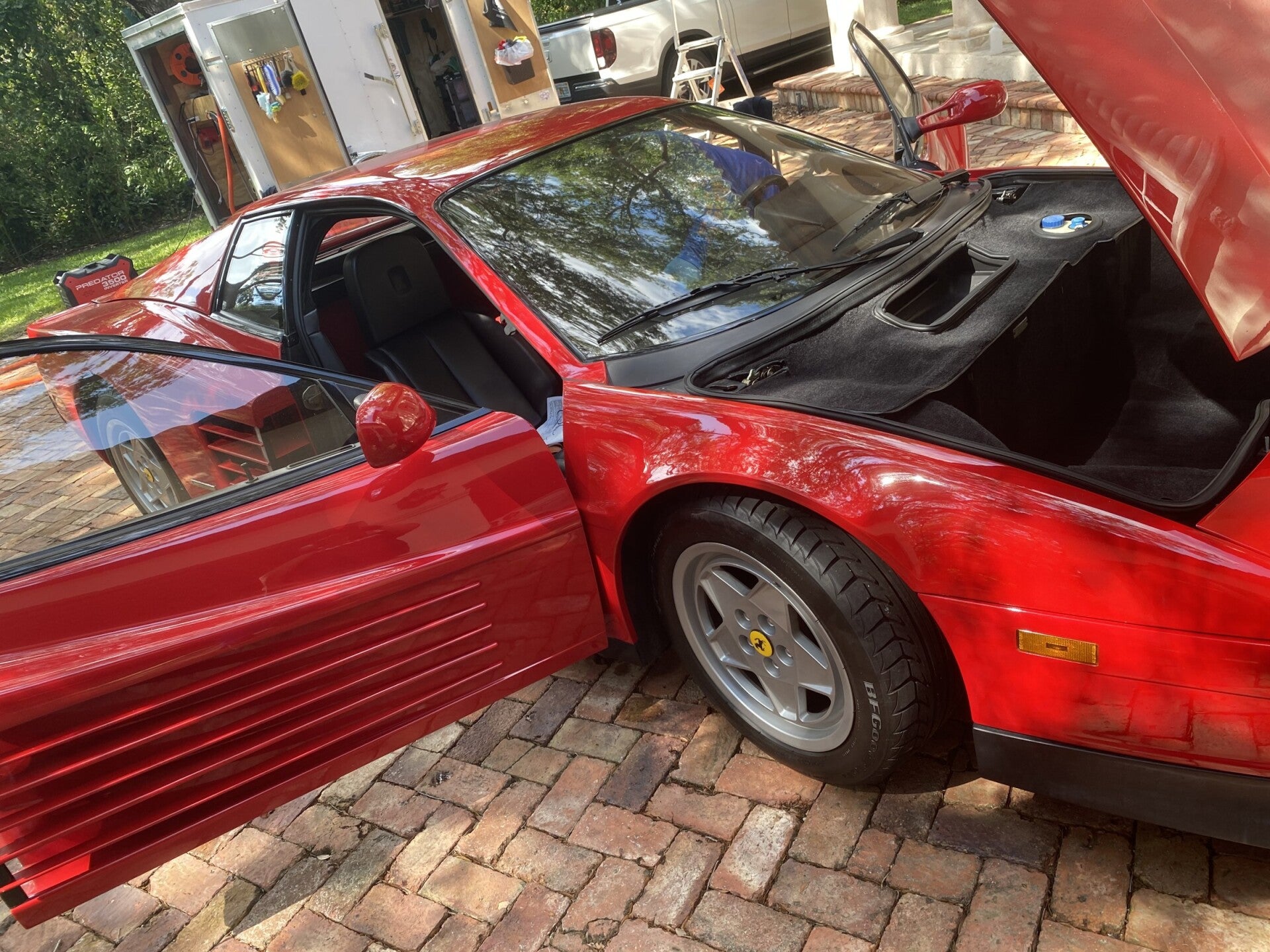 Ferrari Testarossa detailed by Xtreme Pro Detailers in Miami