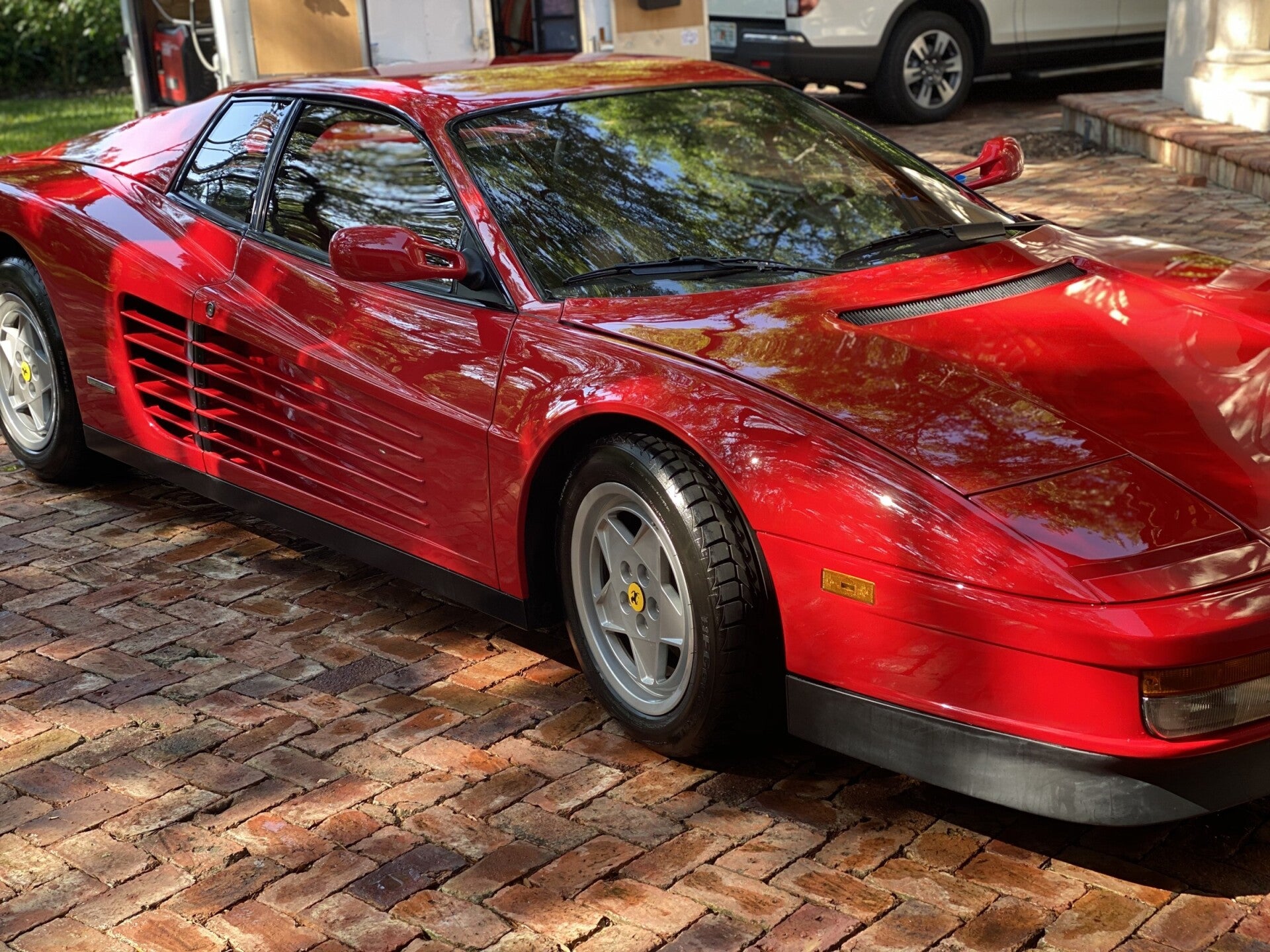 Ferrari Testarossa detailed by Xtreme Pro Detailers in Miami