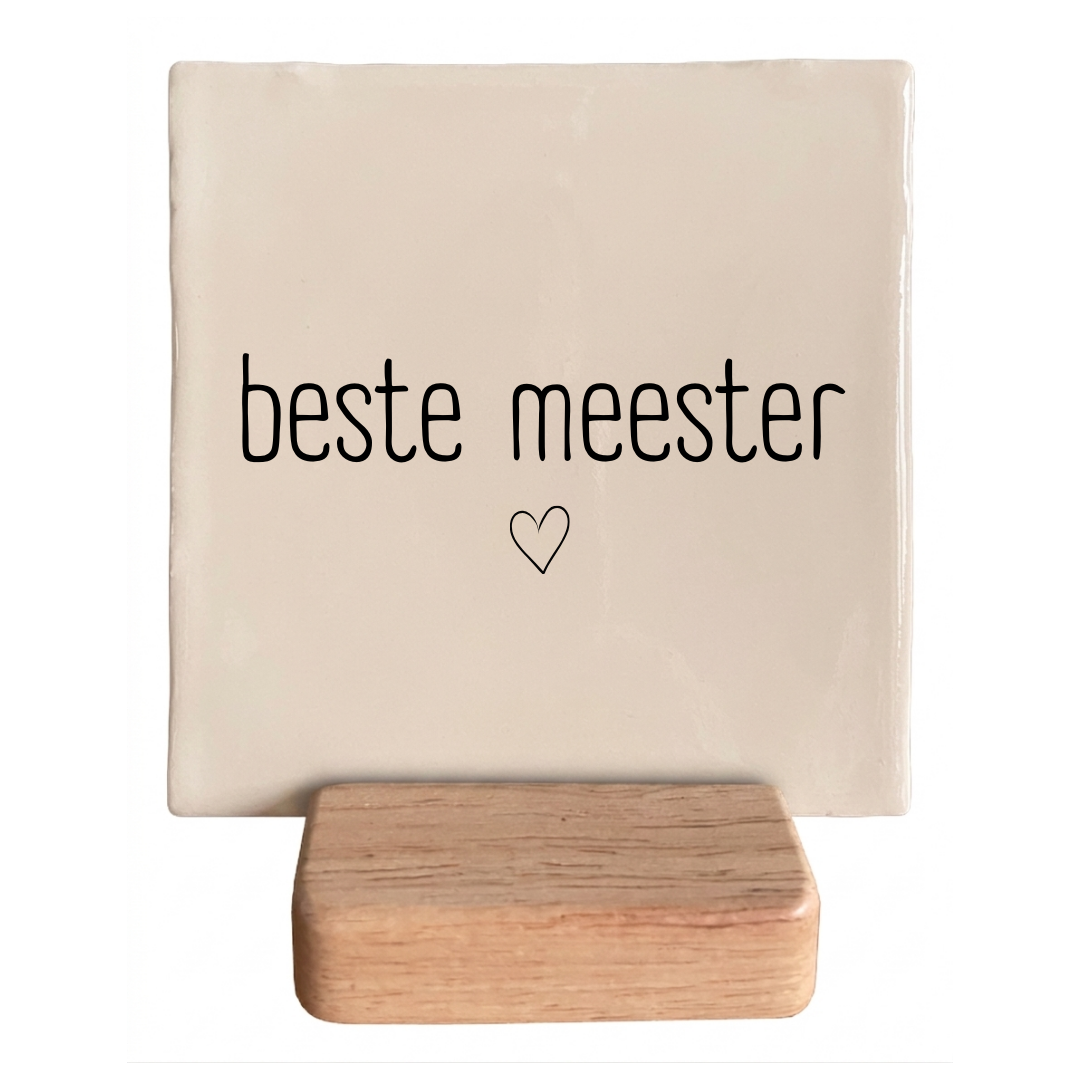 Beste meester!