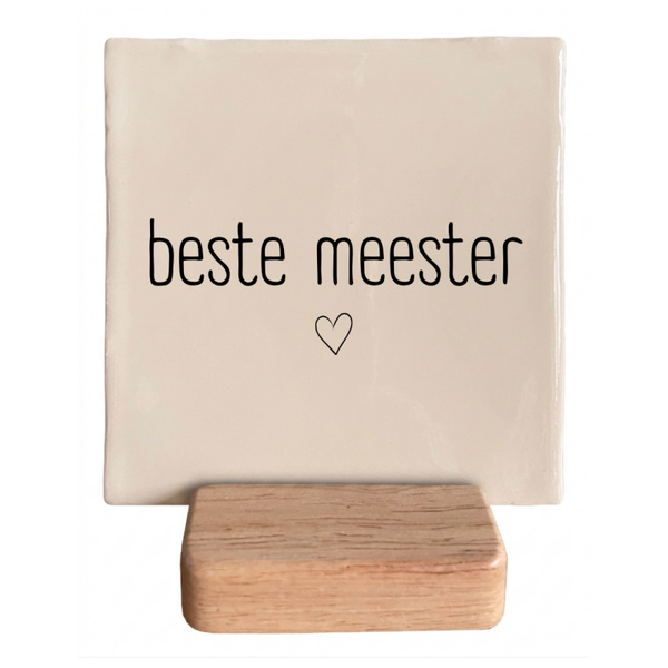 Beste meester!