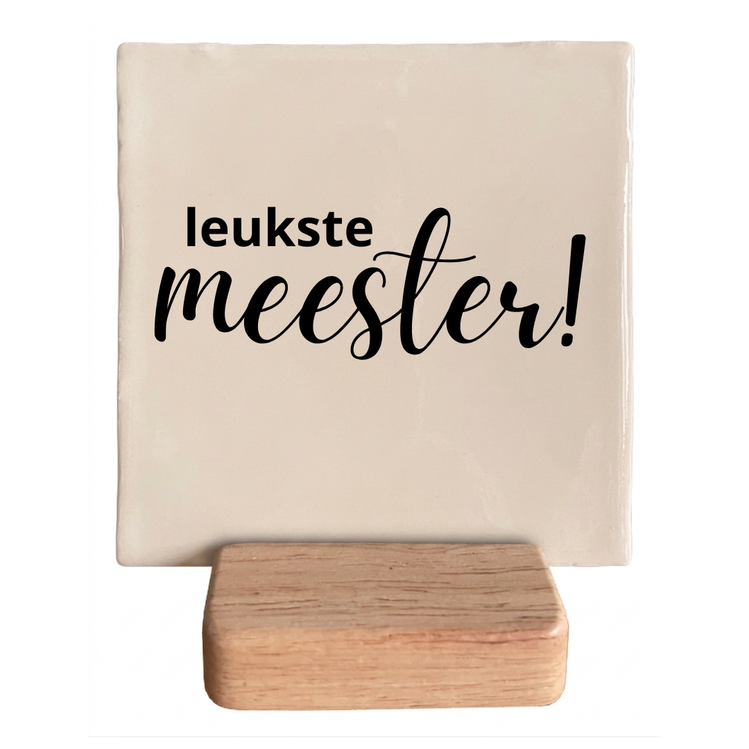 Leukste meester!