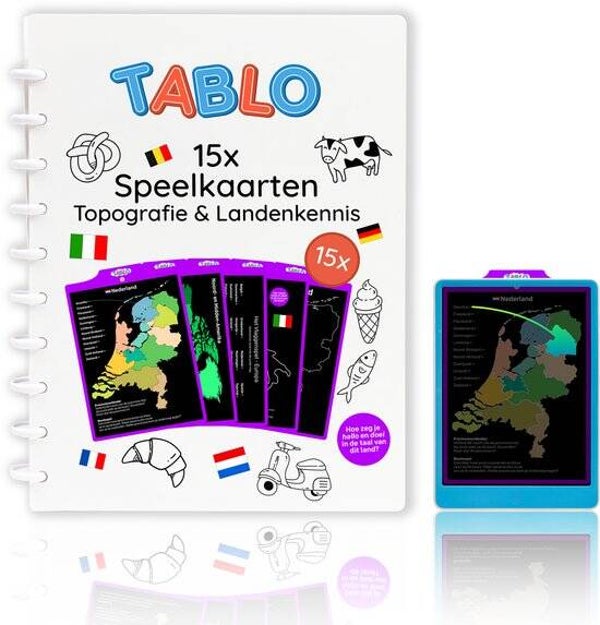 Tablo Speelkaarten - Topografie & Landenkennis