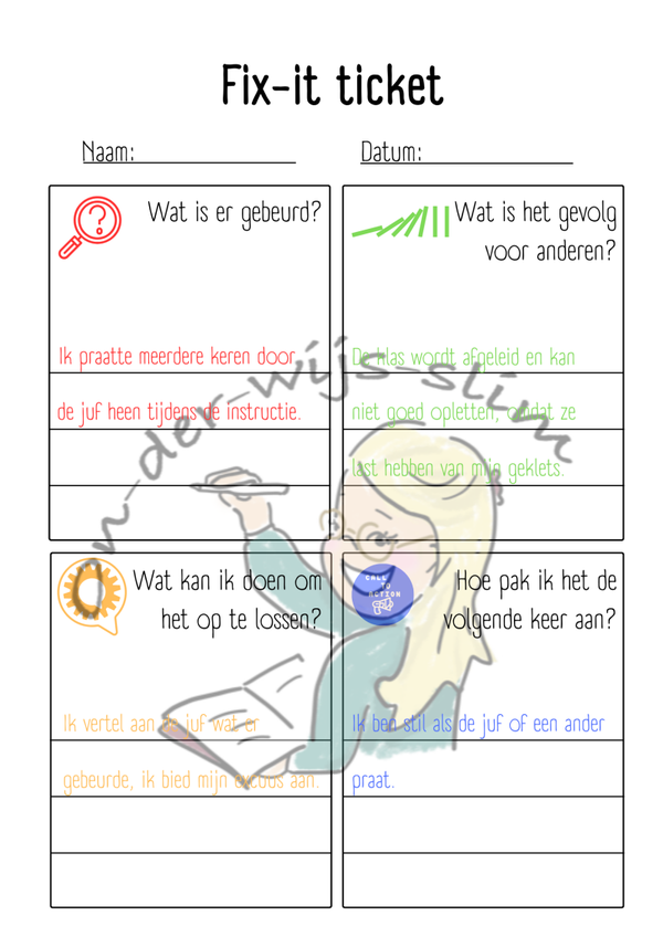 Fix-it ticket