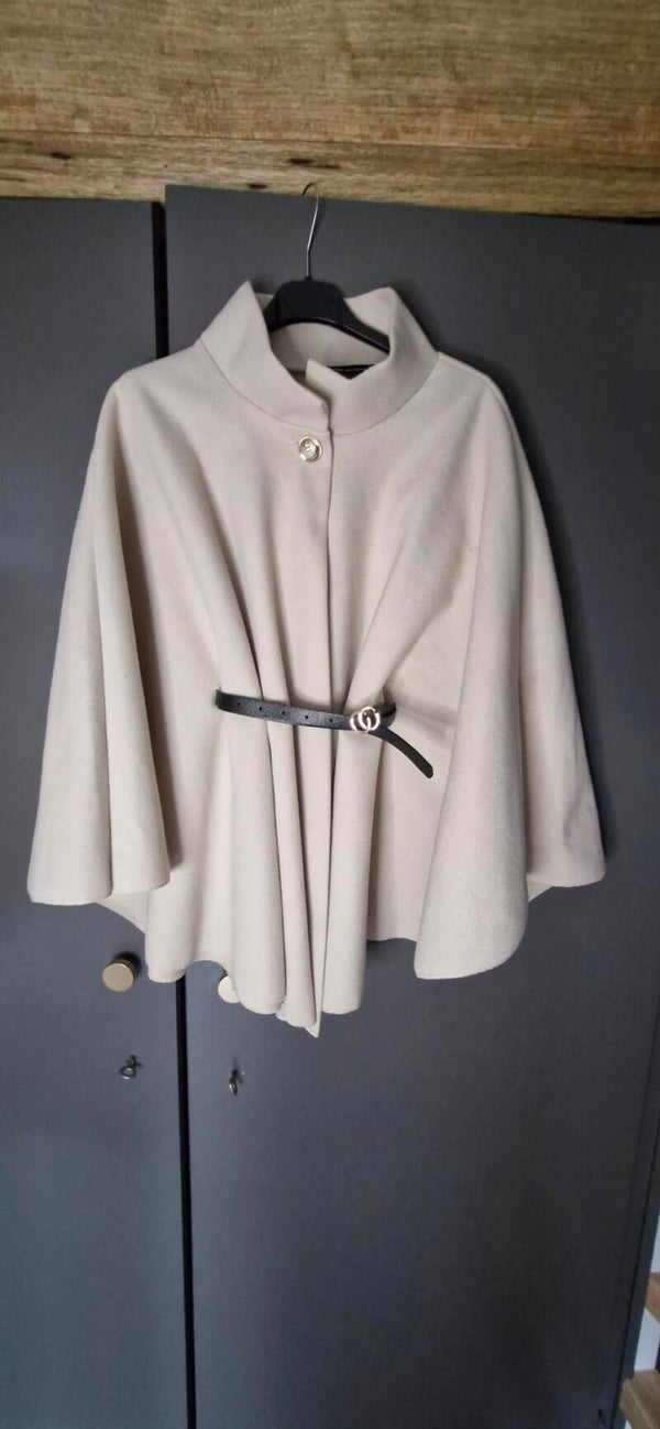 Poncho creme