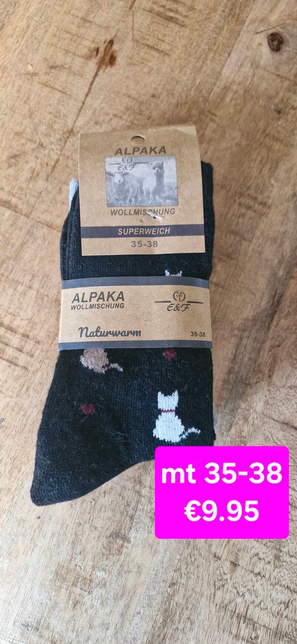 Warme sokken met alpacawol 35-38
