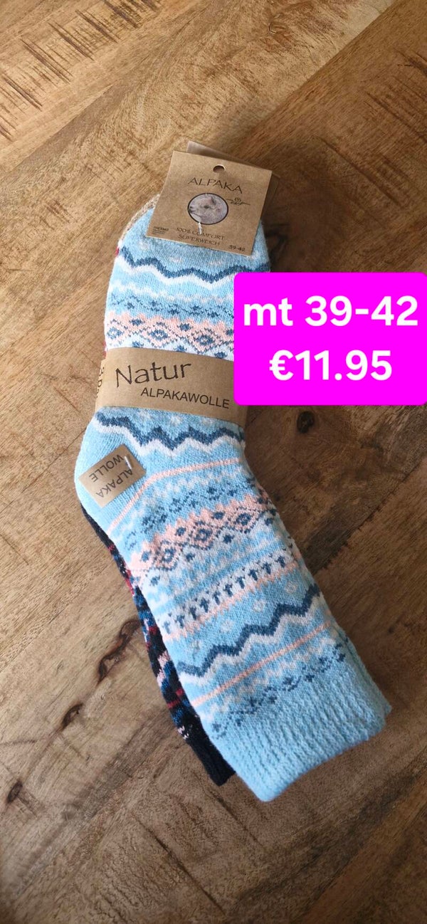 Warme sokken met alpacawol 39-42