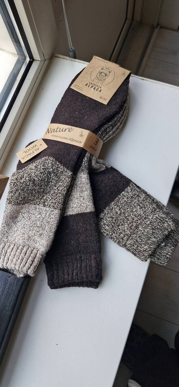 Wollen alpaca sokken mt 41-47
