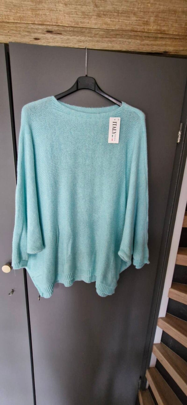 Vleermuis trui babyblauw