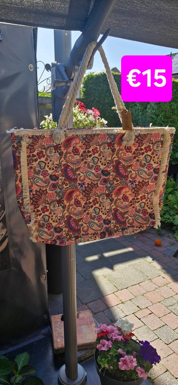 Shopper paars roze