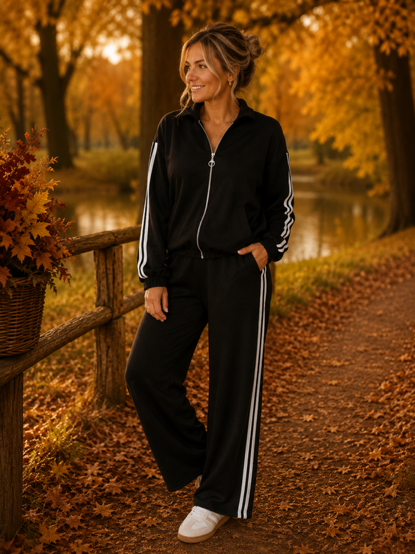 Sportief pak zwart