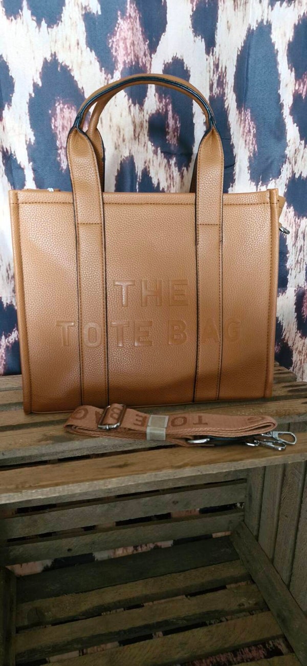 Tote bag cognac