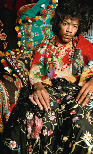 Poster Jimi Hendrix Bi deurposter