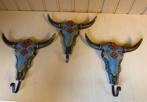 skull kapstok haak
