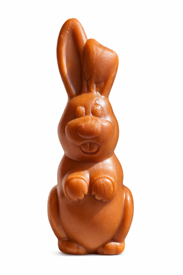 Coniglietti di finto cioccolato (gusto pollo)