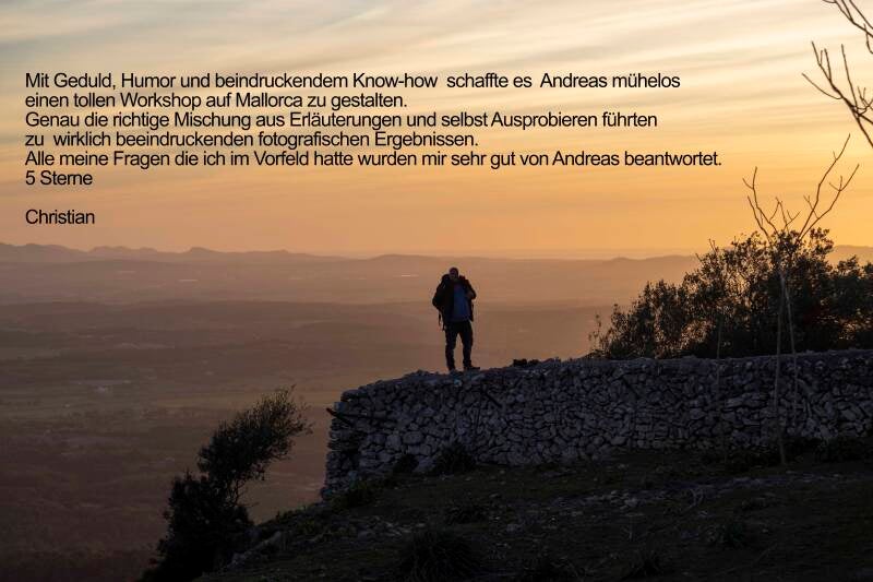 Mallorca Foto Workshop Kundenstimme