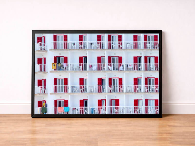 Hotelfrontansicht Cala Ratada auf Mallorca