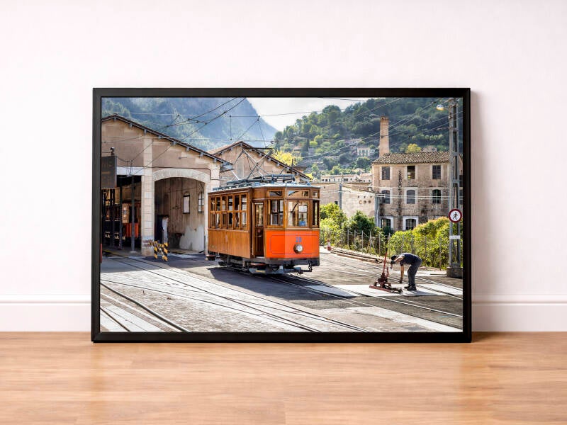 Bahnhof Soller auf Mallorca mit der Tram de Soller