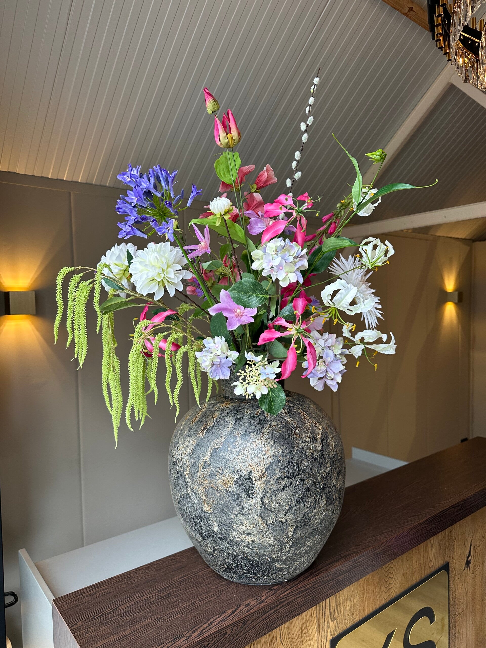 Zijden boeket Jasmijn