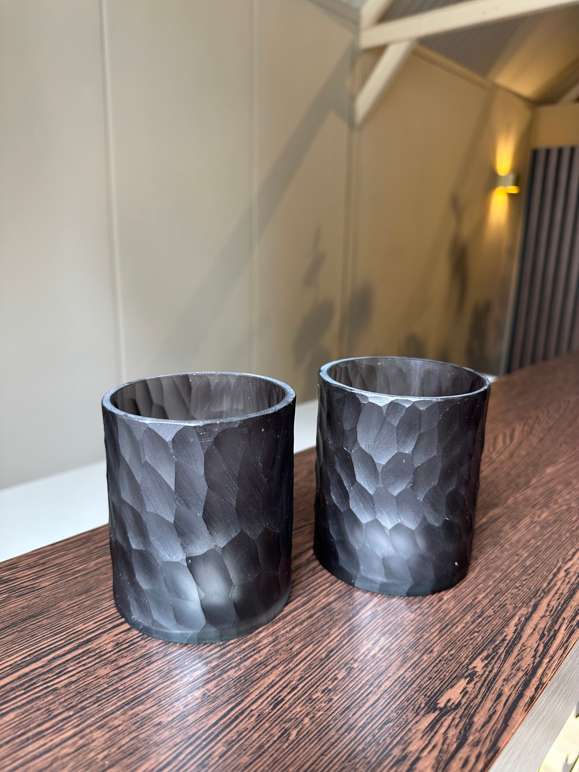 Geslepen theelichten