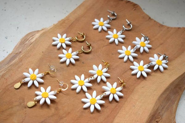 Daisy oorbellen