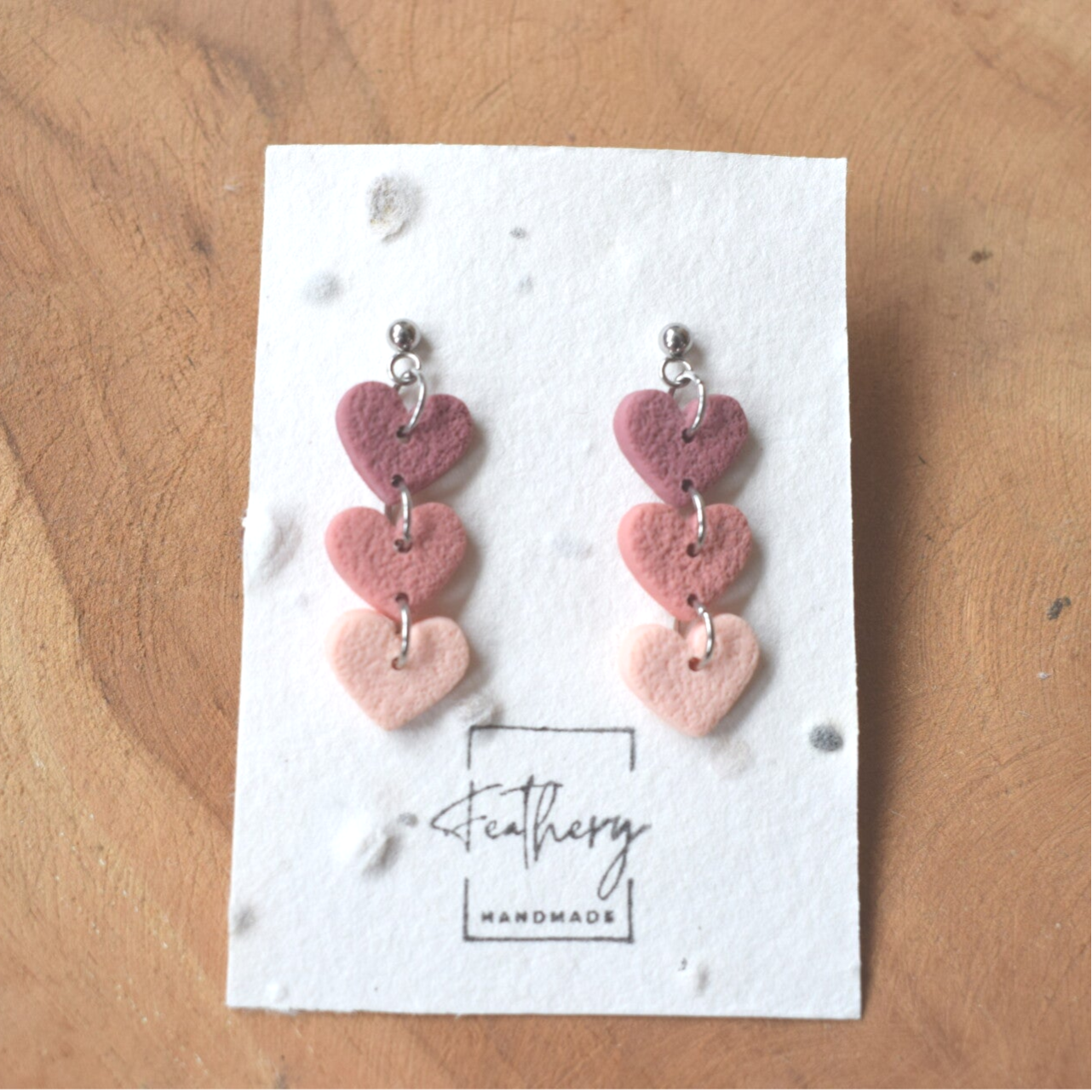 Triple love oorbellen