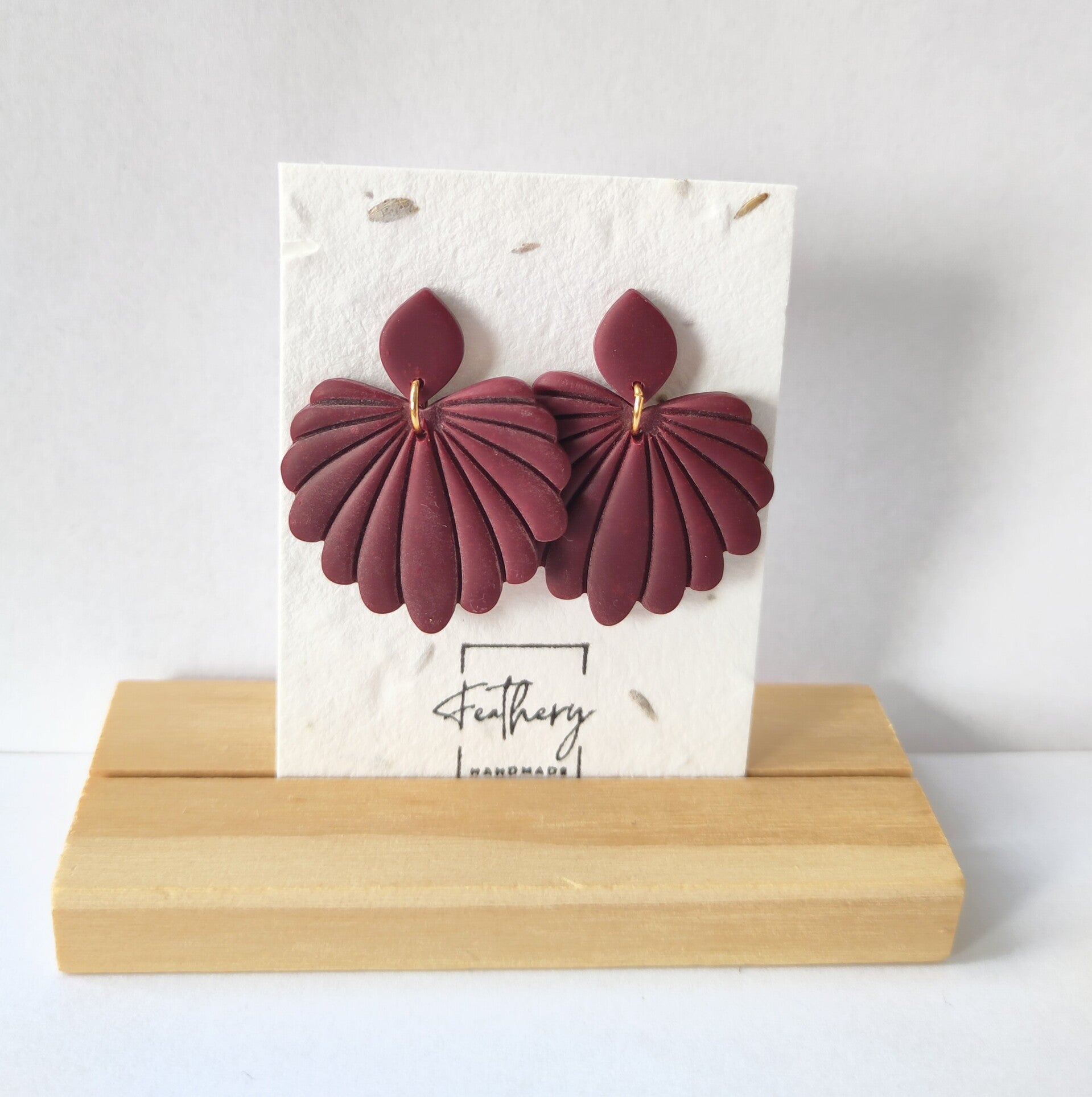 Flora - burgundy