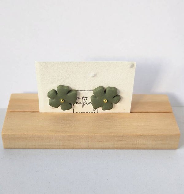 Bloem studs forest green