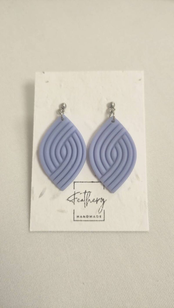 Swirl - blauw grijs opaal