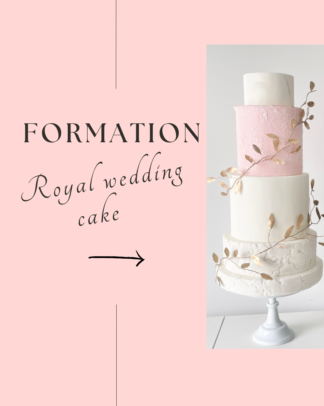 Royale wedding cake 5 étages 💎  15, 16 et 17 mai 2026