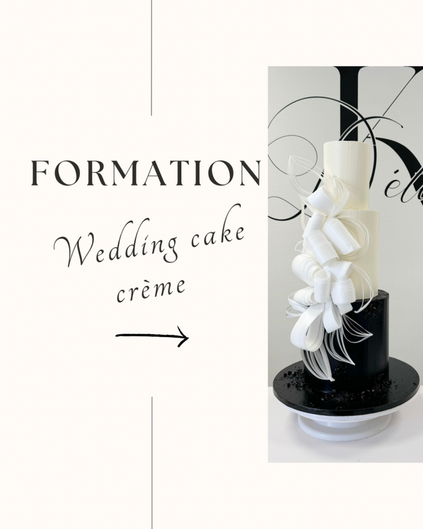Formation Wedding cake en crème 3 niveaux (Décoration au choix) 13 & 14 juin 2026