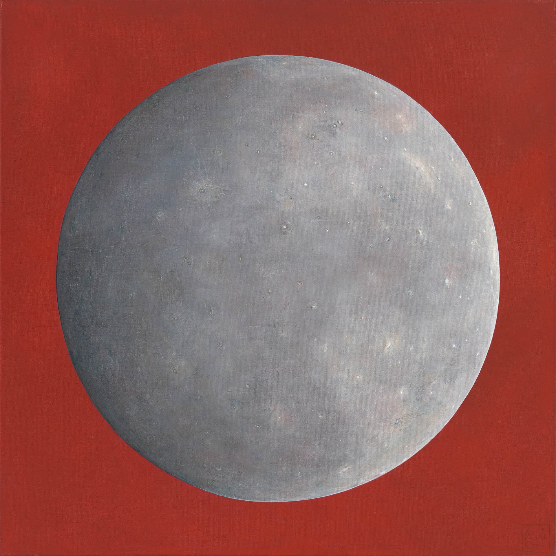 Mercurius by Nique Stap, olieverf op linnen 100 x 100 cm