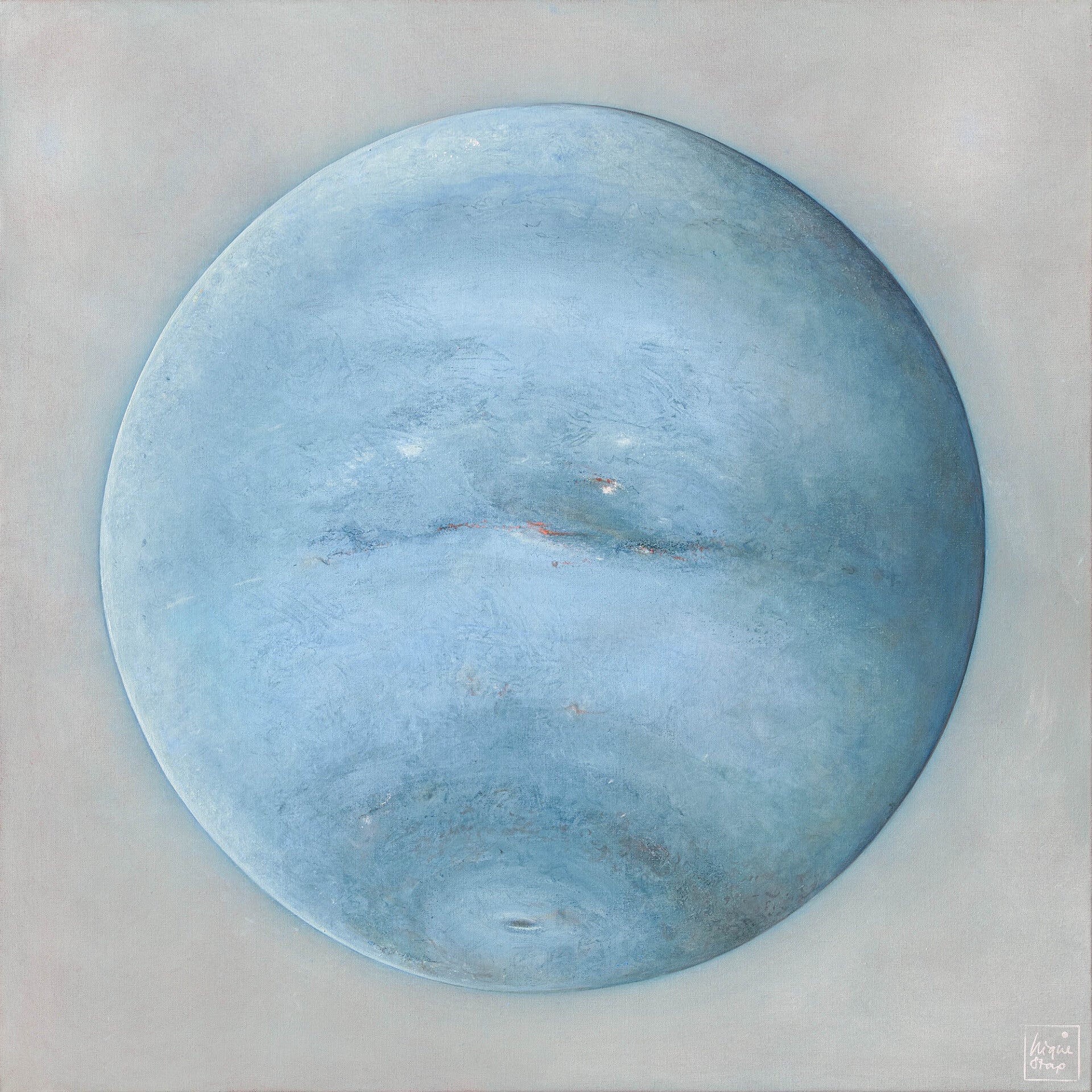 Deep Current by Nique Stap, olieverf op linnen 100 x 100 cm