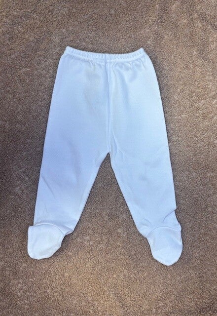 Babidu | Broekje | Basic White met voet