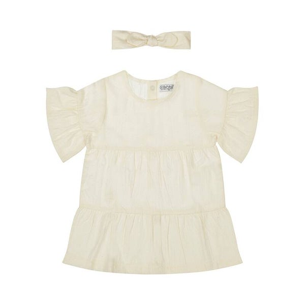 Dirkje | Jurkje met haarband | Beige