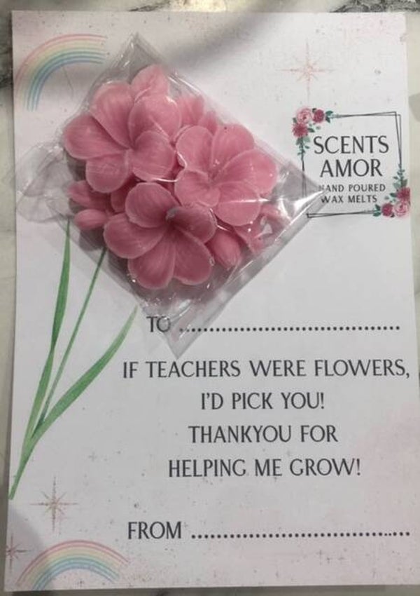 TEACHER Flower x2
