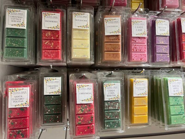 4x Christmas wax melt snap bars