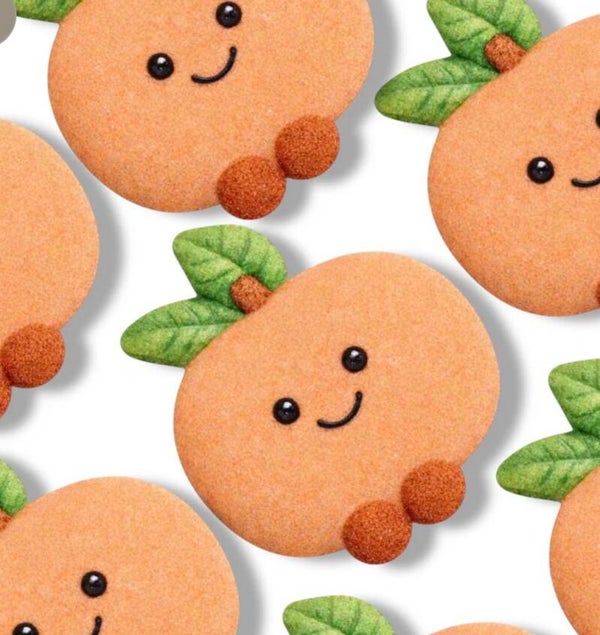 Peachy bath bomb