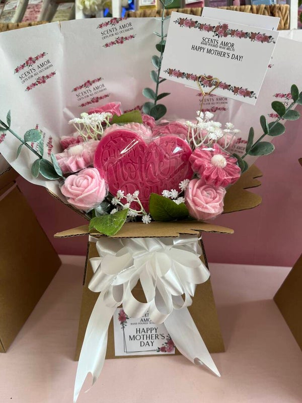 Mother’s Day wax melt bouquet