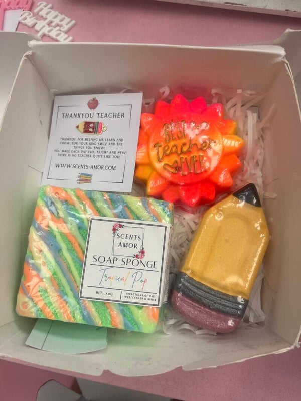 Teacher bath gift set