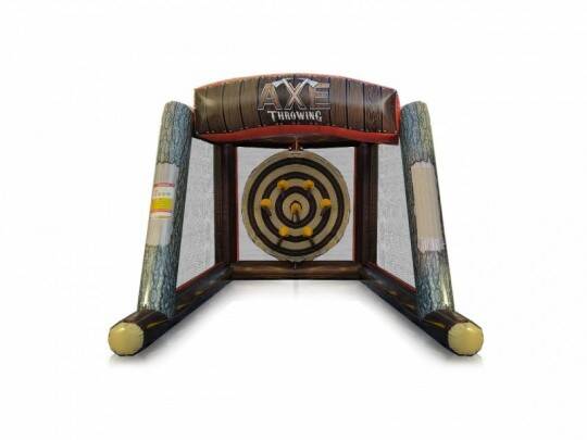 Axe Throw with Inflatable Axes