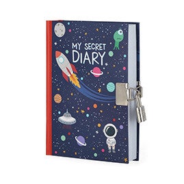 Secret Diary With Padlock - My Secret Diary - Space