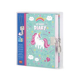 Secret Diary With Padlock - My Secret Diary - Unicorn