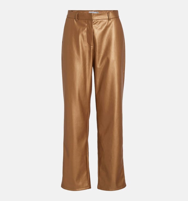 Silliver Pants Leather Brown