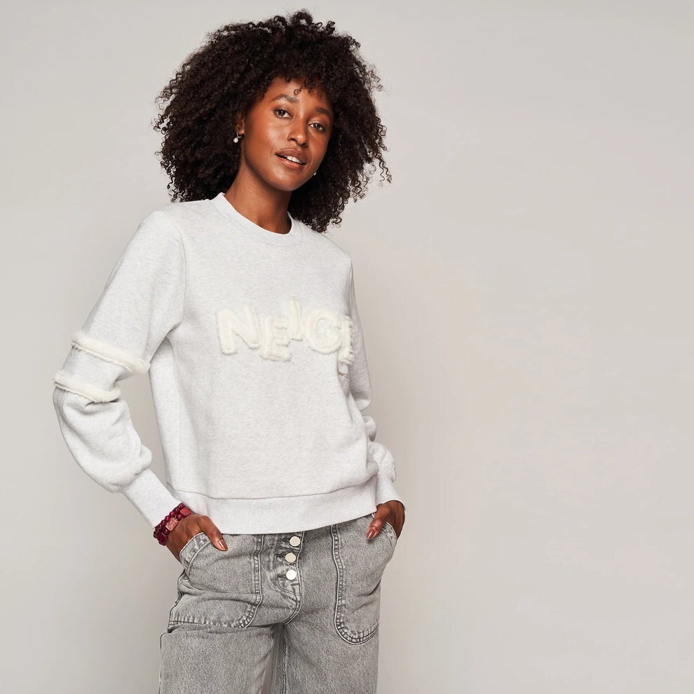 Sweater Novan Grey - Green Ice