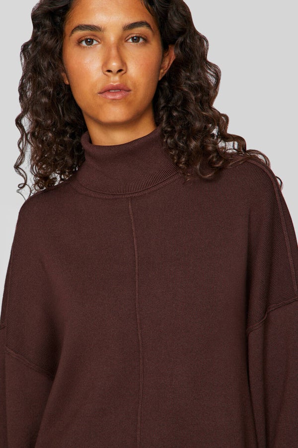 Ostria Rollneck Knit - Coffee Bean