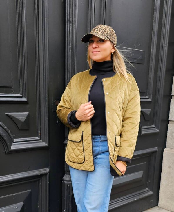 Metra Quilted Jacket - Gothic Olive
