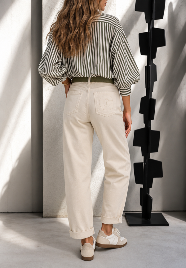 Denim Barrel Kezia - Ecru