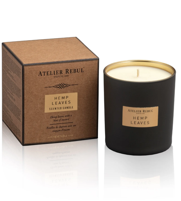 Hemp Leaves - Geurkaars - 210gr