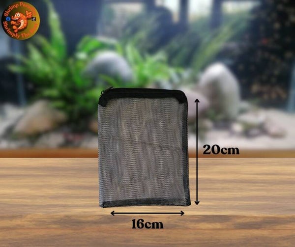 3 x Aquarium Filter Media Zip Bag Mesh Net Fish Tank Sump Pond Filter Media Bags
