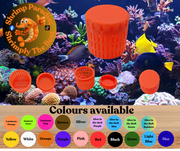 3D MARINE SAFE Mushroom Coral Frag Cage/Basket Live Coral Screw Top